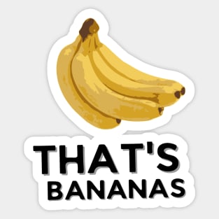 That's bananas Sticker